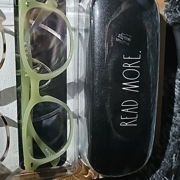 Rae Dunn 0.00 Green/Tort BLUE LIGHT BLOCKING EYE GLASSES SET - Picture 4 of 4